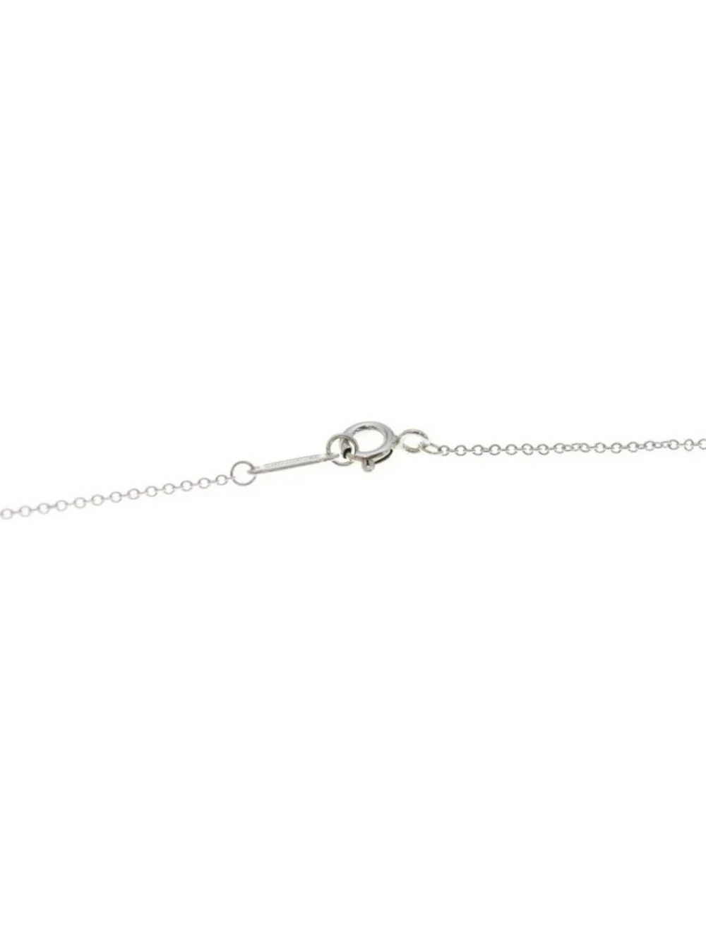 Tiffany & Co Return to Tiffany Mini Double Heart Tag Pendant Chain Necklace